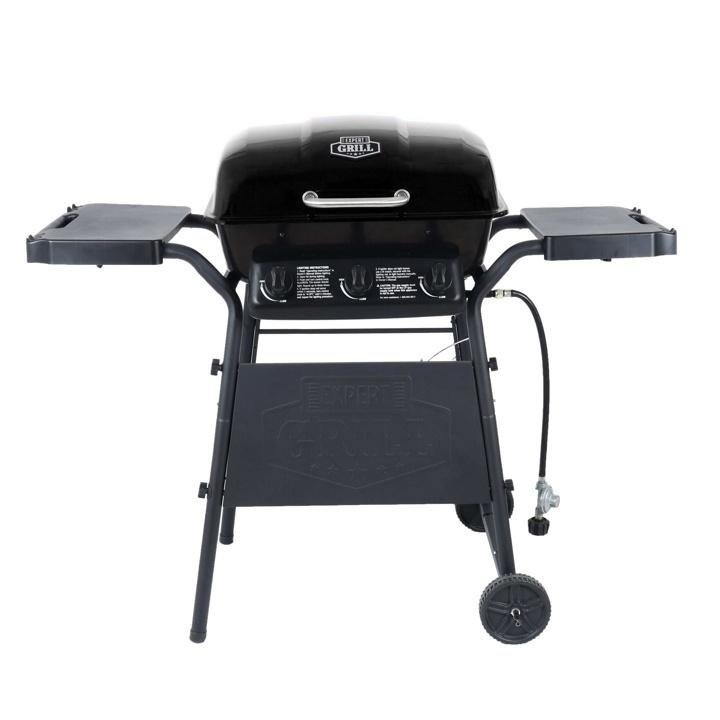 expert-grill-3-burner-27,000 BTU Gas Grill, Black, XG10-101-002-02