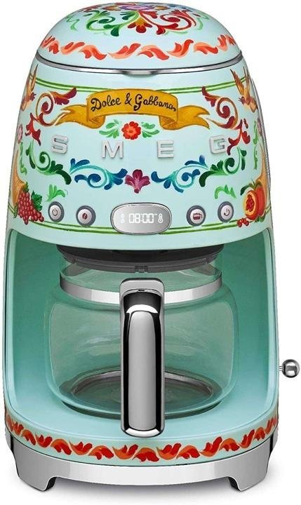 dolce-and-gabbana-x-smeg-10 Cup Programmable Coffee Maker,”Sicily Is My Love,” Collection