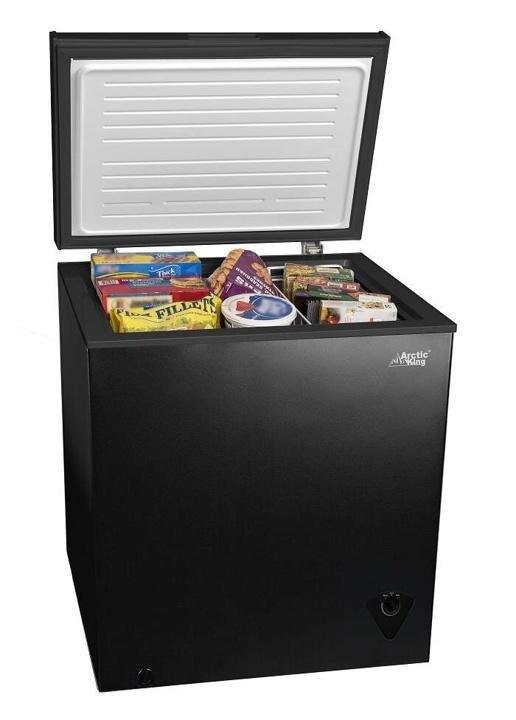 arctic-king-5 Cu ft Chest Freezer, Black