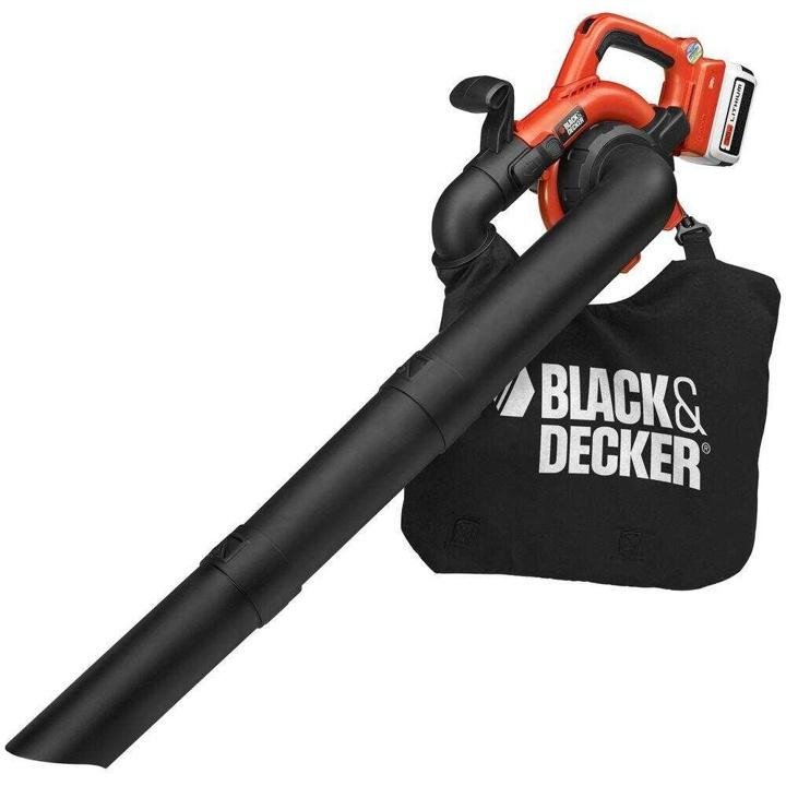 blackdecker-120 MPH 90 CFM 40V MAX Lithium-Ion Cordless Handheld Leaf Sweeper/Vacuum with (1) 1.5Ah Battery and Charger Included