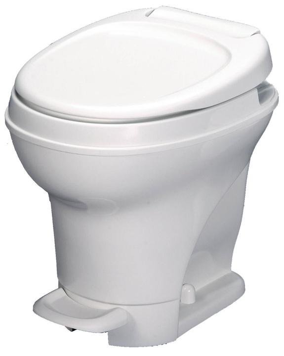 aqua-magic-v-rv-Toilet Pedal Flush / High Profile / White