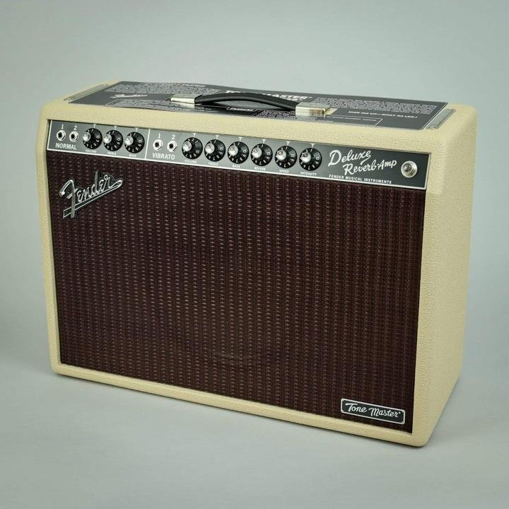 fender-tone-master-deluxe-reverb-Guitar Amp-blonde