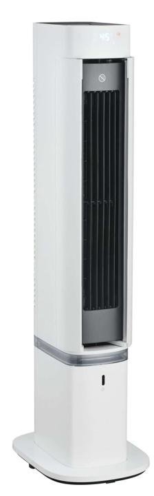 better-homes-gardens-1500W 3-in-1 38∩∩ Tower Fan + Ceramic Heater + Cool-Mist Humidifier, White