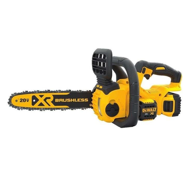 dewalt-20V MAX Lithium-Ion XR Brushless Compact 12 in. Cordless Chainsaw Kit (5AH)