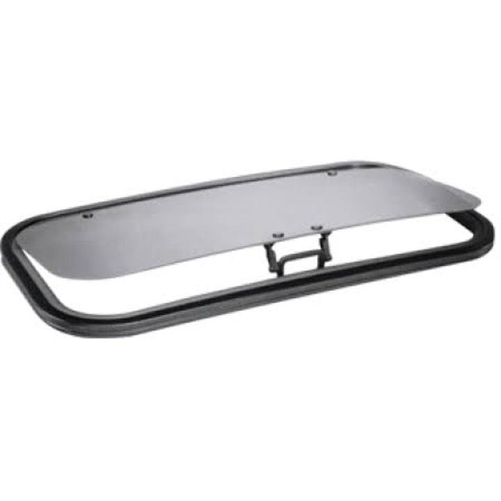 17 inch x 35 inch Sunroof with Solar High Performance Glass and Van Trim Ring, Black