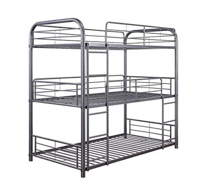 acme-cairo-Triple Bunk Bed – Full – – Gunmetal