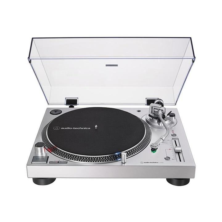 audio-technica-at-lp120xusb-Direct-Drive Turntable, Silver (Analog & USB)