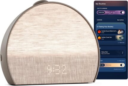 Sunrise Alarm Clock, Sound Machine, Smart Light (Cocoa) - White Noise, Screen-Free Sleep Routine