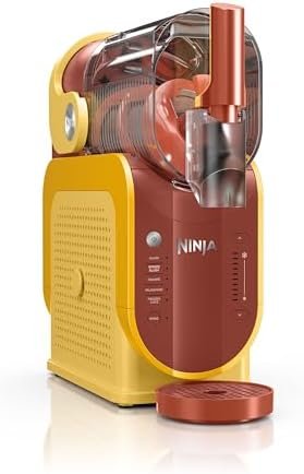 Professional Frozen Drink Maker, 88 oz. Frozen Drink & Slushie Machine, 5 Preset Programs, Frozen Margaritas, Frappés, and More, Orange Mango