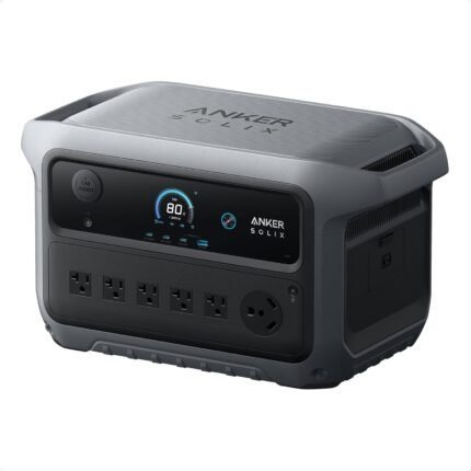 Portable Power Station, 2,400W (Peak 4,000W) Solar Generator, Full Charge in 58 Min, 2048wh LiFePO4 Battery for Home Backup, Power Outages, and Camping (Optional Solar Panel)