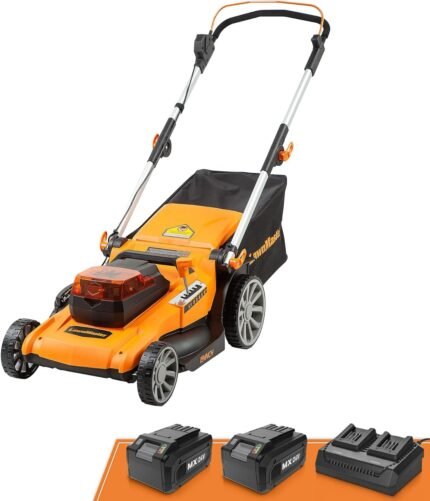 19-inch Brushless Cordless Mower with 2X24V MAX* 4.0Ah Battery and a Dual Charger