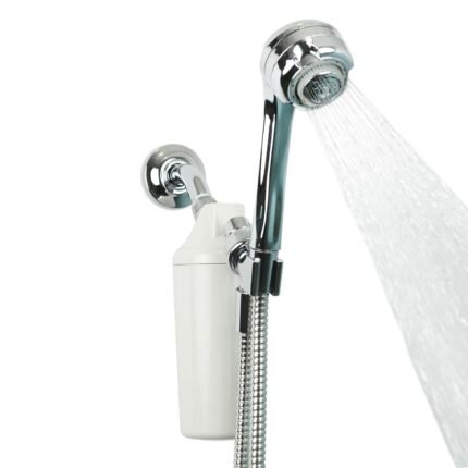 Shower Filter | Dermatologist-recommended for softer, healthier skin & hair | Proven to reduce 90% of chlorine for 6 months | High pressure | Chrome wand shower head
