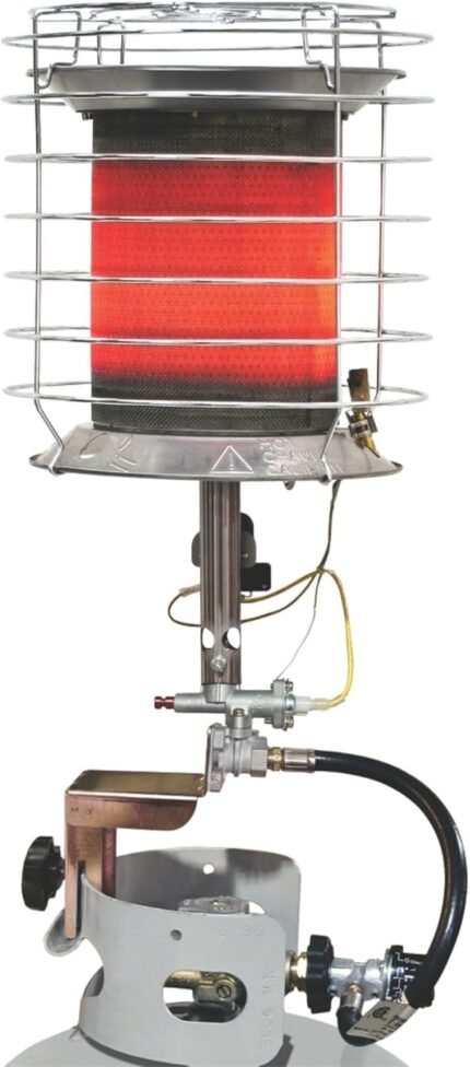 40000 BTU 360° Propane Tank Top Heater Outdoor Radiant Heater with Safety Shut-Off