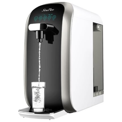 Countertop Reverse Osmosis Water Filter, NSF/ANSI 58 Certified, 5 Stage RO Water Filtration System, Water Purifier for Home, No Installation, 4: 1 Pure to Drain, Classic Pure Taste