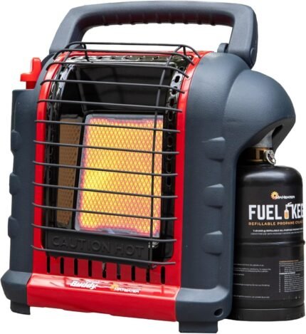 9000 BTU Portable Propane Heater Indoor Outdoor Safe Radiant Heater with Safety System