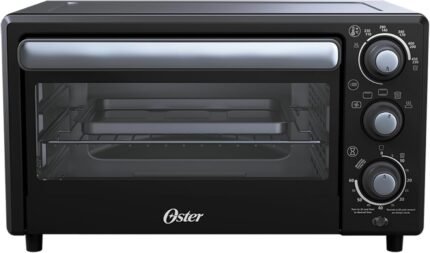 Compact Air Fryer Toaster Oven Countertop Multifunctional Stainless Steel