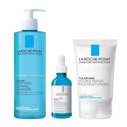 Purifying Cleanser + Double Repaire Moisturizer + Hyalu B5 Serum