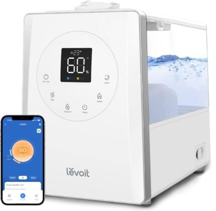4.5L Ultrasonic Cool Mist Humidifier with Essential Oil Tray Customized Humidity Control