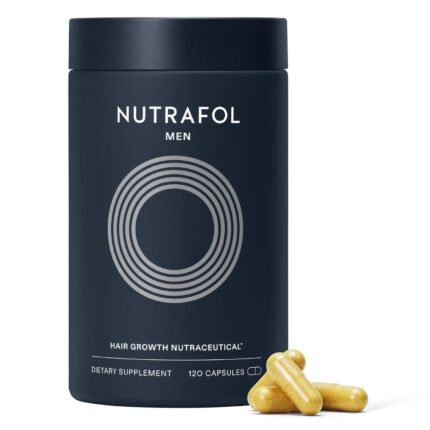 Men's Hair Growth Supplements, Clinically Tested for Visibly Thicker Hair and Scalp Coverage, Dermatologist Recommended - 1 Month Supply