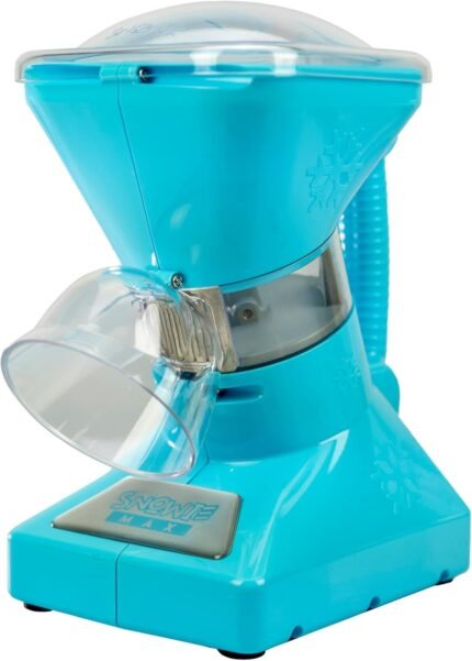 Snow Cone Machine - Premium Shaved Ice Maker, With Powder Sticks Syrup Mix, 6-Stick Kit, Light Blue