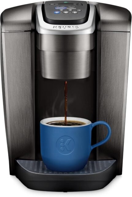 Single Serve K-Cup Pod Coffee Maker, with Strength and Temperature Control, Iced Coffee Capability, 8 to 12oz Brew Size, Programmable, Brushed Slate