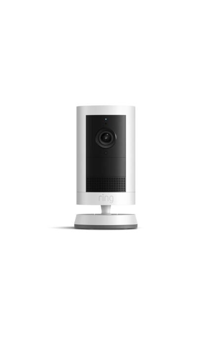 Outdoor Cam, Solar — Wide-Angle 2K Video, Low-Light Sight for full-color night vision, Mounting Versatility, White