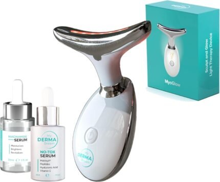 Arm, Neck, and Face Total Body Sculpting Device paired with Niacinamide Serum and NoTox Serum for Flabby Arms, Flabby legs & Turkey Neck