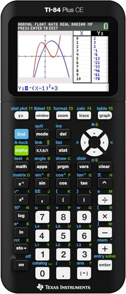 High-resolution Graphing Calculator, Black