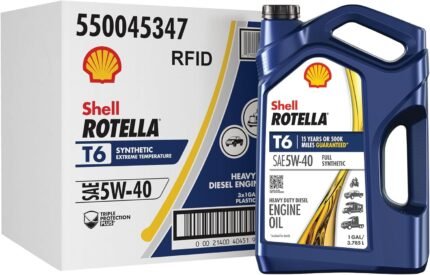 T6 Full Synthetic 5W-40 Diesel Engine Oil, 1 Gallon (3 Pack)