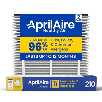 Replacement Filter Whole House Air Purifiers -Clean Air & Dust, 20x25x4 Air Filter (Pack of 2)