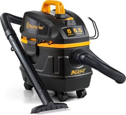 5-Gallon 5.5 Peak HP Wet/Dry Vac, Black